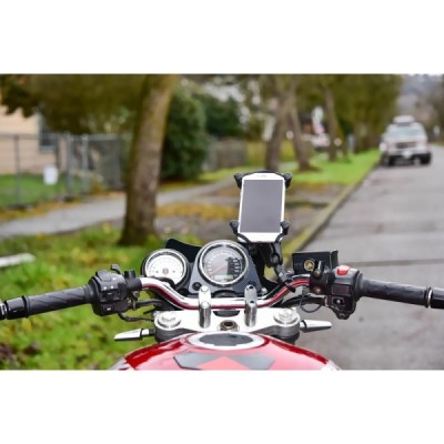 „RAM Mounts“ X-Grip держатель телефона для мотоцикла (прикрепляется к тормозам или сцеплению), велосипеда, скутера  | Vacins.lv