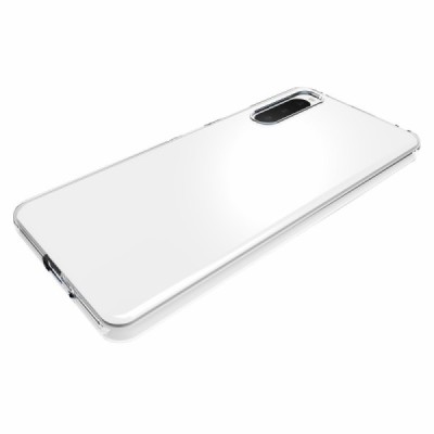 Твердый силиконовый чехол (TPU) для Sony Xperia 10 IV - прозрачный | Vacins.lv