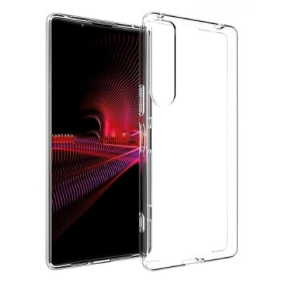 Sony Xperia 1 IV cieta silikona (TPU) dzidrs apvalks | vacins.lv