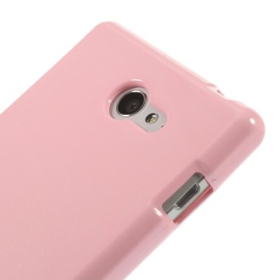 Sony Xperia M2 D2303 Mercury rozs cieta silikona (TPU) futrālis / Vacins.lv