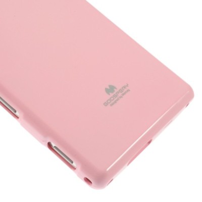 Sony Xperia M2 D2303 Mercury rozs cieta silikona (TPU) futrālis / Vacins.lv