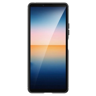 Sony Xperia 10 IV „Carbon“ твердый силиконовый чехол (TPU) - черный | Vacins.lv