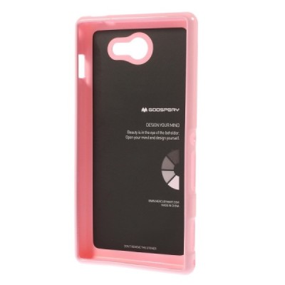 Sony Xperia M2 D2303 Mercury rozs cieta silikona (TPU) futrālis / Vacins.lv
