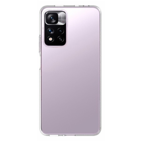 Cieta silikona (TPU) apvalks - dzidrs (Redmi Note 11 Pro+)