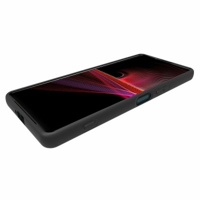 Твердый силиконовый чехол (TPU) для Sony Xperia 1 IV - чёрный | Vacins.lv