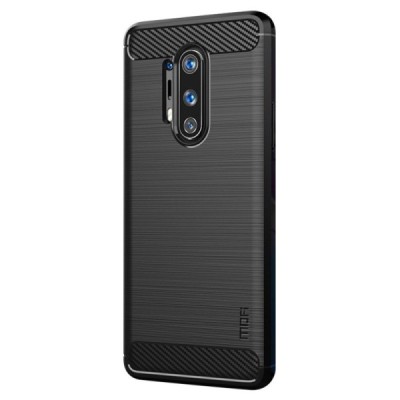 OnePlus 8 Pro „Mofi“ твердый силиконовый чехол (TPU) - черный | Vacins.lv
