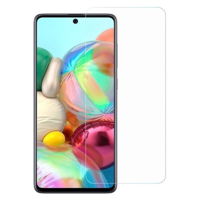 Samsung Galaxy A71 (A715) tempered Glass частичное покрытие защитное стекло 0,3 мм - прозрачный | Vacins.lv