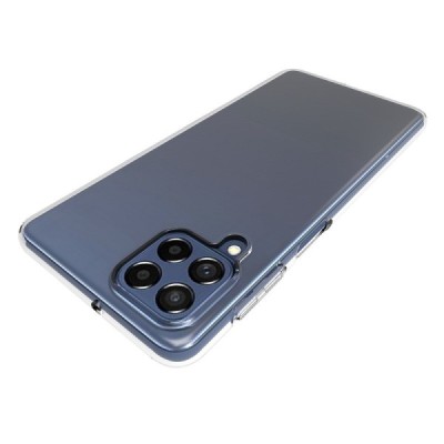 Твердый силиконовый чехол (TPU) для Samsung Galaxy M53 5G (M536) - прозрачный | Vacins.lv