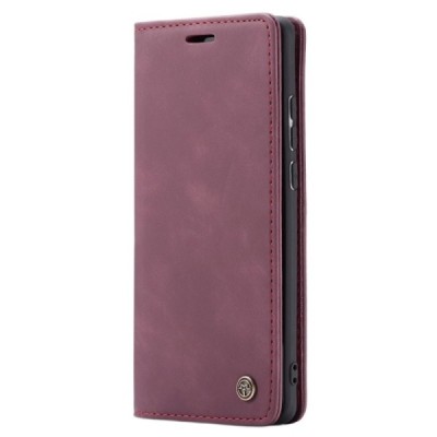 Xiaomi Mi 9T (Mi 9T Pro) CaseMe Retro solīds atvēramais ādas bordo maciņš - maks | Vacins.lv