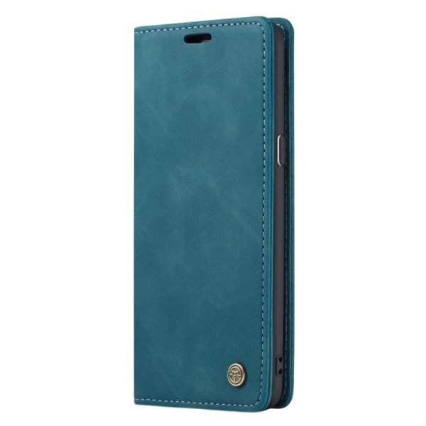 Кожиный чехол-книжка „CaseMe“ Retro - зелёный (Galaxy S9+)
