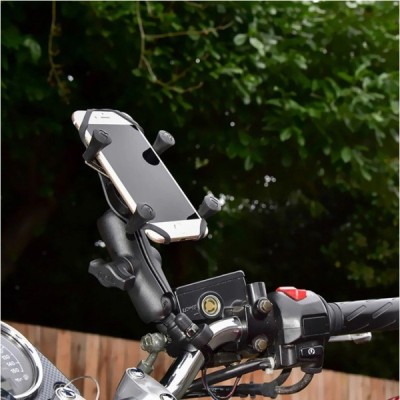 „RAM Mounts“ X-Grip держатель телефона для мотоцикла (крепится на руль), велосипеда, скутера | Vacins.lv