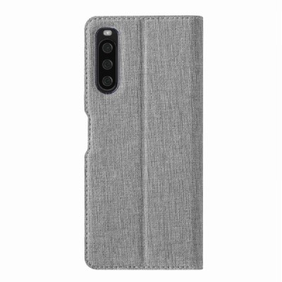 Sony Xperia 10 IV „Vili“ серый чехол-книжка | Vacins.lv