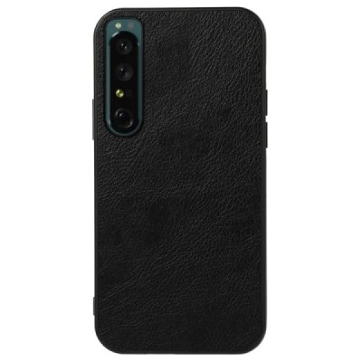 Sony Xperia 1 IV „Deluxe Leather“ melns ādas apvalks | Vacins.lv