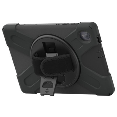 Tab M10 Plus 10.3" (TB-X606F) pastiprinātas aizsardzības melns (360°) apvalks, vaciņš | Vacins.lv