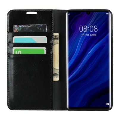 „Deluxe“ Huawei P30 Pro чёрный чехол-книжка | Vacins.lv