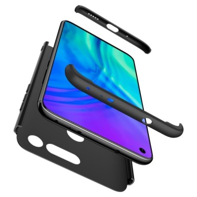Huawei Honor View 20 (V20) „GKK“ Thin Fit 360“ melns futrālis | Vacins.lv