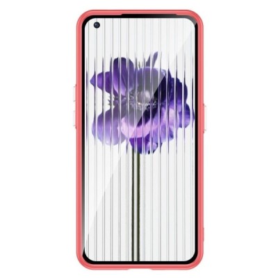 Nothing Phone 1 5G Fashion прозрачный чехол из твердого силикона (TPU) с розовой окантовкой | Vacins.lv