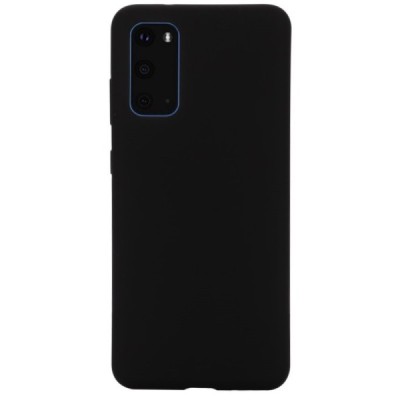 Samsung Galaxy S20 (G980) Shell (TPU) твердый силиконовый чехол - чёрный | Vacins.lv