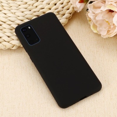 Samsung Galaxy S20 (G980) Shell (TPU) твердый силиконовый чехол - чёрный | Vacins.lv
