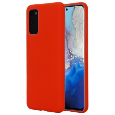 Samsung Galaxy S20 (G980) Shell (TPU) твердый силиконовый чехол - красный | Vacins.lv