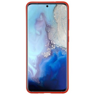 Samsung Galaxy S20 (G980) Shell (TPU) твердый силиконовый чехол - красный | Vacins.lv