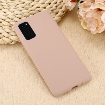 Samsung Galaxy S20 (G980) Shell cieta silikona (TPU) apvalks - rozs | vacins.lv