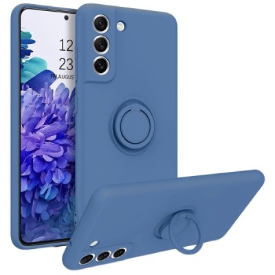 Samsung Galaxy S21 FE (Fan Edition) 5G „Ring“ Kickstand (TPU) синий чехол | Vacins.lv