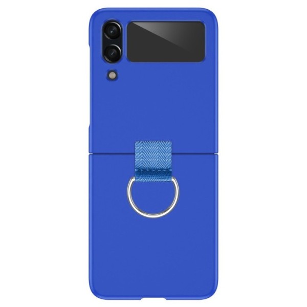 „Ring“ plastmasas apvalks - zils (Galaxy Z Flip4)