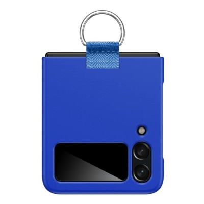 Samsung Galaxy Z Flip4 (F721) „Ring“ plastmasas zils apvalks | vacins.lv