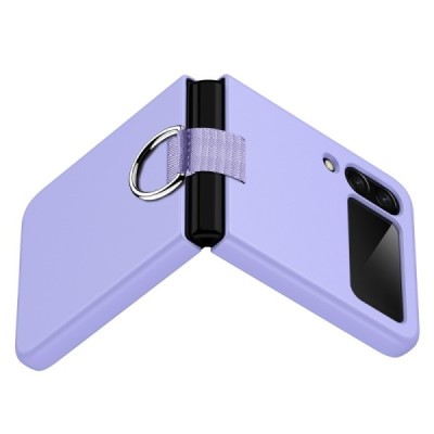 Samsung Galaxy Z Flip4 (F721) „Ring“ plastmasas violeta apvalks | vacins.lv