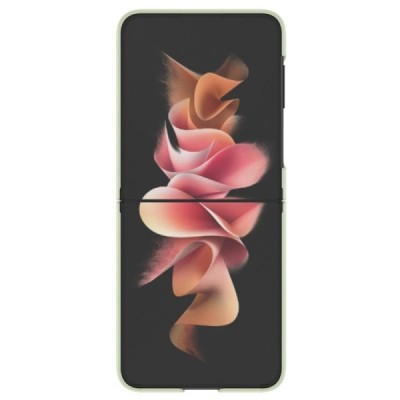 Samsung Galaxy Z Flip4 (F721) „Ring“ пластиковый зелёный чехол | Vacins.lv