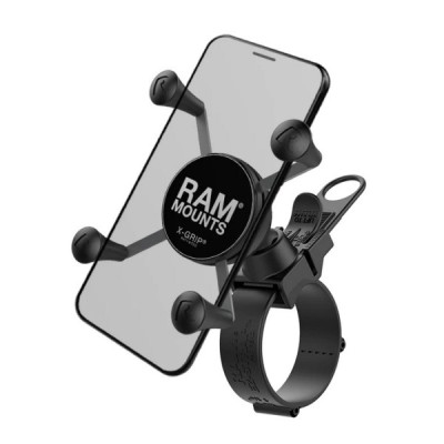 „RAM Mounts“ X-Grip telefona turētājs velosipēdam, elektroskrejritenim (piestiprina pie stūres) | Vacins.lv