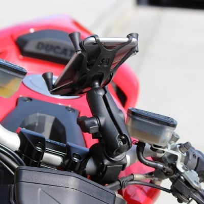 „RAM Mounts“ X-Grip держатель телефона для мотоцикла (крепится на руль), велосипеда, квадроцикла, скутера | Vacins.lv