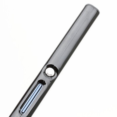 Sony Xperia Z Mercury juodas kieto silikono tpu dėklas - nugarėlė / Priedai.lt