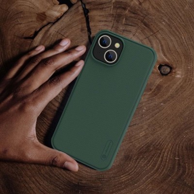 Apple iPhone 14 „Nillkin“ Frosted Shield Pro zaļš vāciņš, apvalks | Vacins.lv
