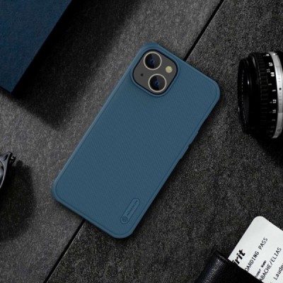 Apple iPhone 14 „Nillkin“ Frosted Shield Pro zils vāciņš, apvalks | Vacins.lv
