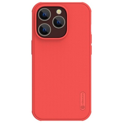 Apple iPhone 14 Pro Max „Nillkin“ Frosted Shield Pro красный чехол | Vacins.lv