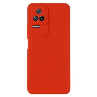 Xiaomi Poco F4 5G Shell cieta silikona (TPU) apvalks - sarkans | vacins.lv