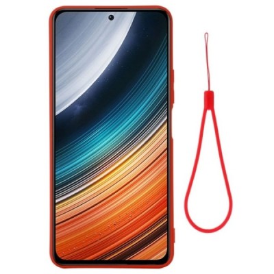 Xiaomi Poco F4 5G Shell (TPU) твердый силиконовый чехол - красный | Vacins.lv