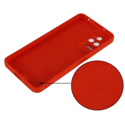 Xiaomi Poco F4 5G Shell (TPU) твердый силиконовый чехол - красный | Vacins.lv