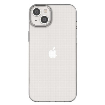 Твердый силиконовый чехол (TPU) для Apple iPhone 14 Plus - прозрачный | Vacins.lv