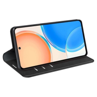 Huawei Honor X8 „Split“ sērijas melns atvērams maciņš, maks | Vacins.lv