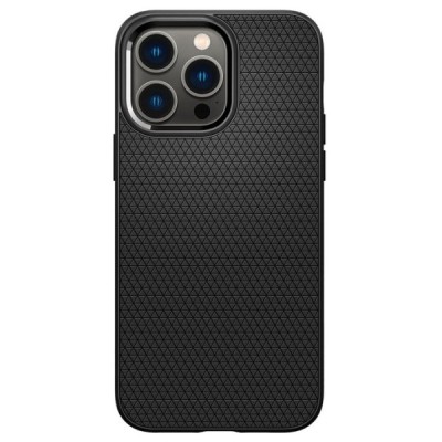 „Spigen“ Liquid Air Apple iPhone 14 Pro Max чёрный твердый силиконовый чехол | Vacins.lv