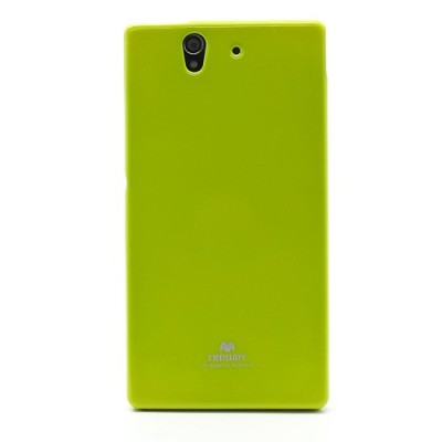 Sony Xperia Z Mercury zaļš cieta silikona (TPU) futrālis / Vacins.lv