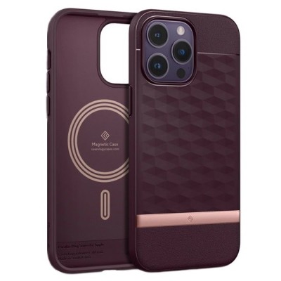 Apple iPhone 14 Pro „Caseology“ Parallax Mag bordo silikons apvalks | vacins.lv