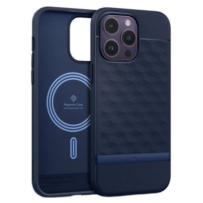 Apple iPhone 14 Pro „Caseology“ Parallax Mag zils silikons apvalks | vacins.lv