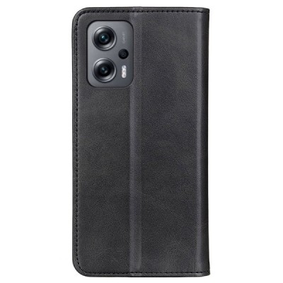 Xiaomi Poco X4 GT (Redmi Note 11T Pro, Redmi Note 11T Pro+) „Split“ sērijas melns atvērams maciņš, maks | Vacins.lv