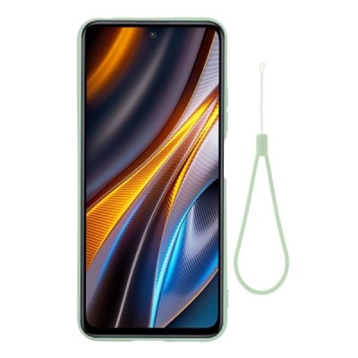 Xiaomi Poco X4 GT (Redmi Note 11T Pro, Redmi Note 11T Pro+) „Shell“ cieta silikona (TPU) zaļš apvalks | Vacins.lv