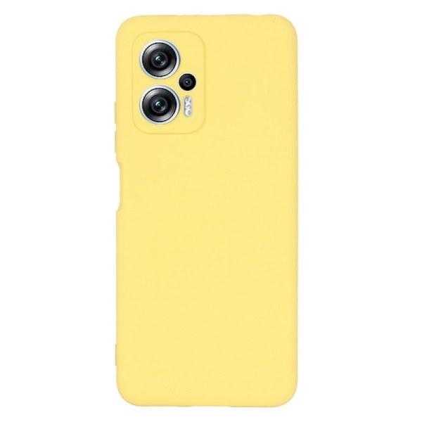 „Shell“ cieta silikona (TPU) apvalks - dzeltens (Poco X4 GT / Redmi Note 11T Pro / Redmi Note 11T Pro+)