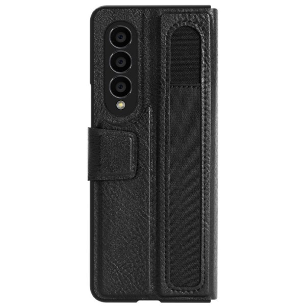 „Nillkin“ Aoge Leather чехол-книжка - чёрный (Galaxy Z Fold4)